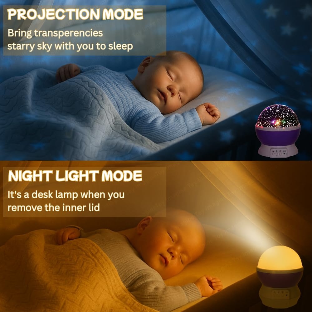 Night Star Projector Lamp – Transform Your Room into a Galaxy