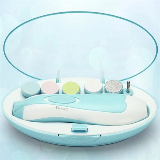 Premium 6-in-1 Electric Baby Nail Trimmer