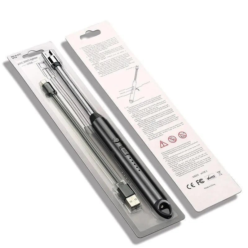 Rechargeable Electric Arc Candle Lighter – Flexible 360° USB Plasma Lighter