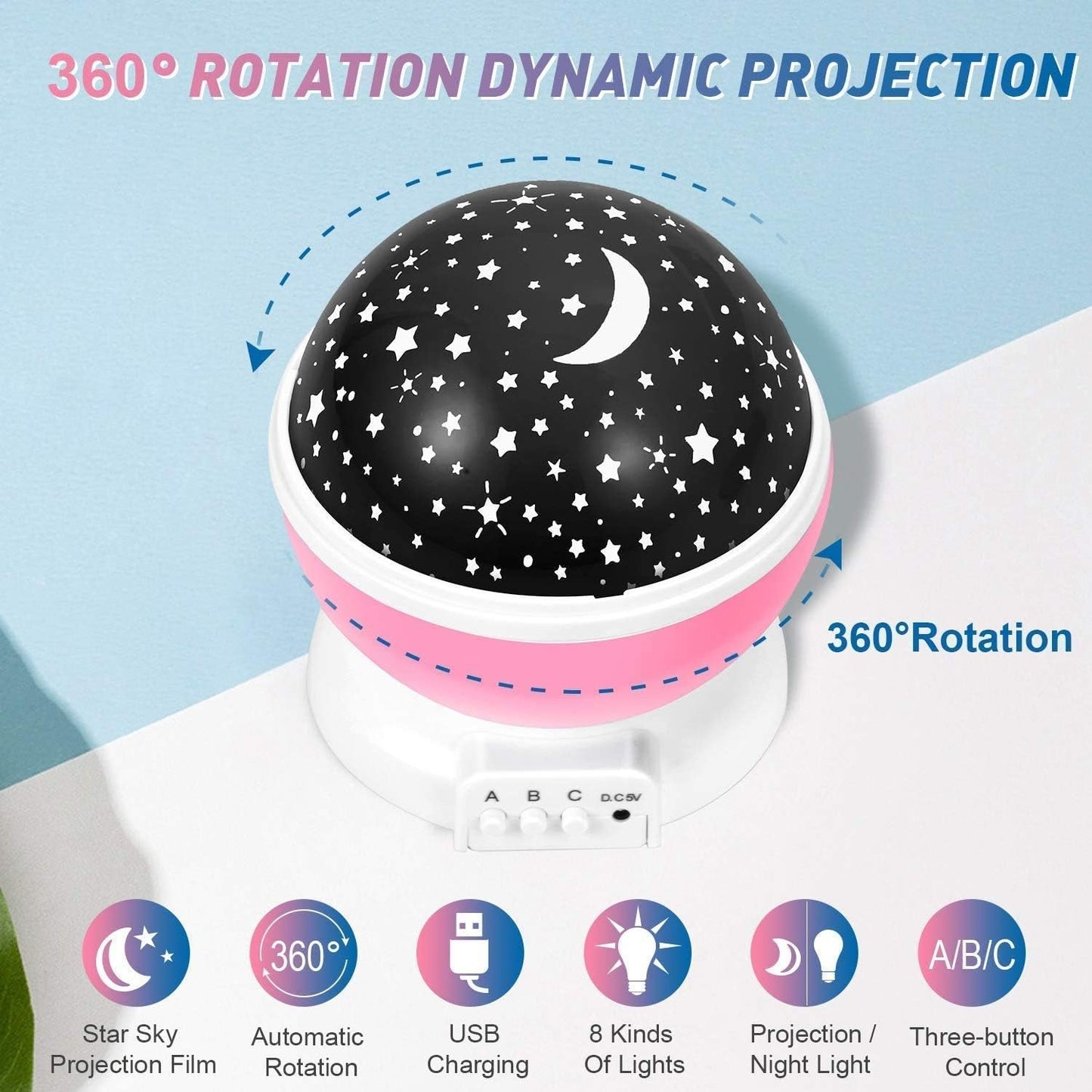 Night Star Projector Lamp – Transform Your Room into a Galaxy