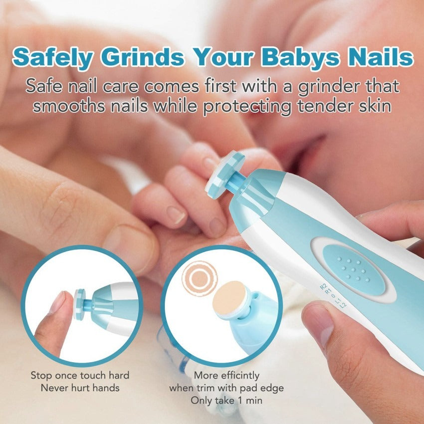 Premium 6-in-1 Electric Baby Nail Trimmer
