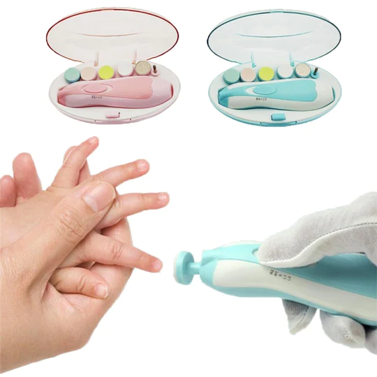 Premium 6-in-1 Electric Baby Nail Trimmer