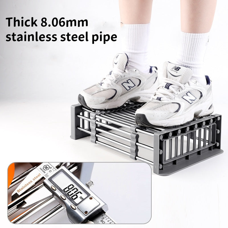 Adjustable Stainless Steel Sink Dish Drying Rack Basket